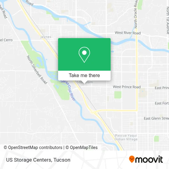US Storage Centers map