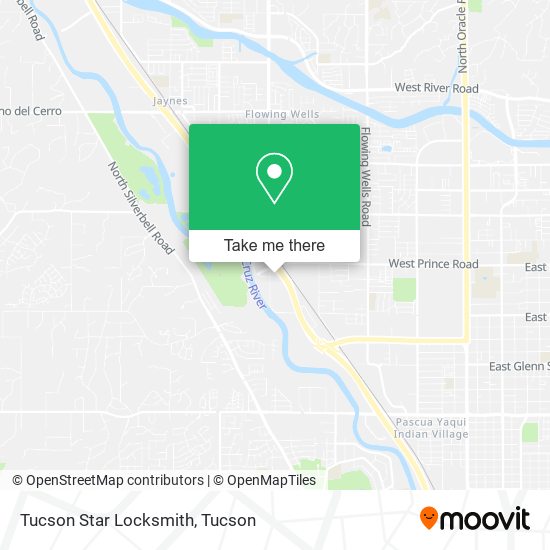 Tucson Star Locksmith map