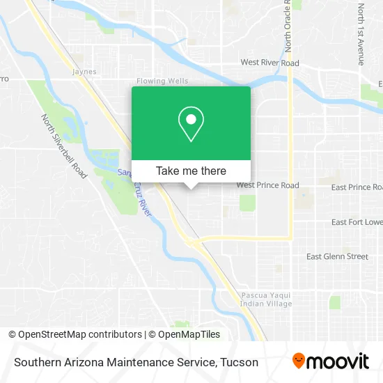 Southern Arizona Maintenance Service map