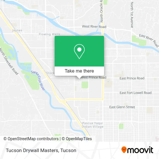 Tucson Drywall Masters map