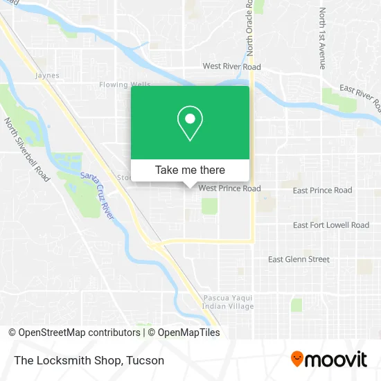 The Locksmith Shop map