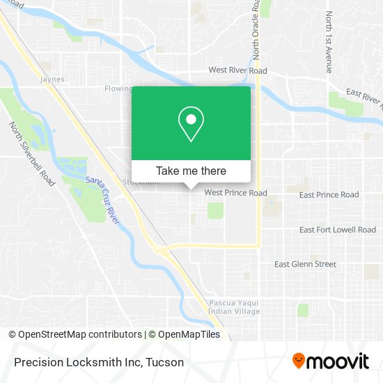 Mapa de Precision Locksmith Inc