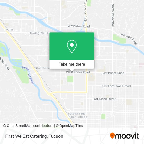 First We Eat Catering map