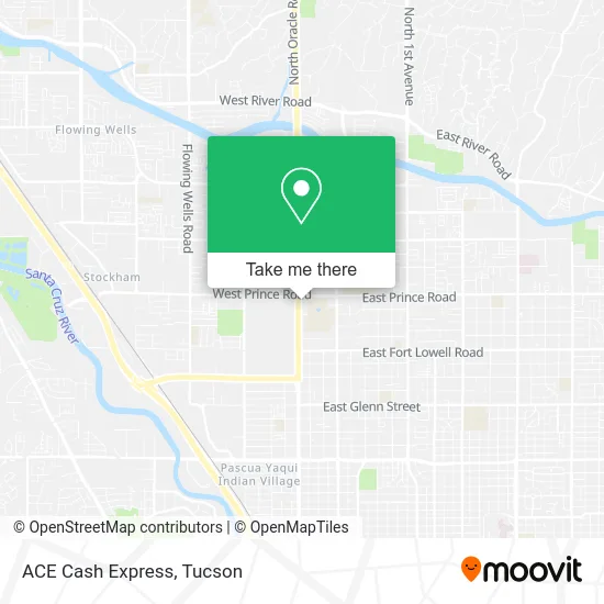ACE Cash Express map