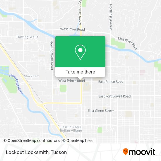 Lockout Locksmith map