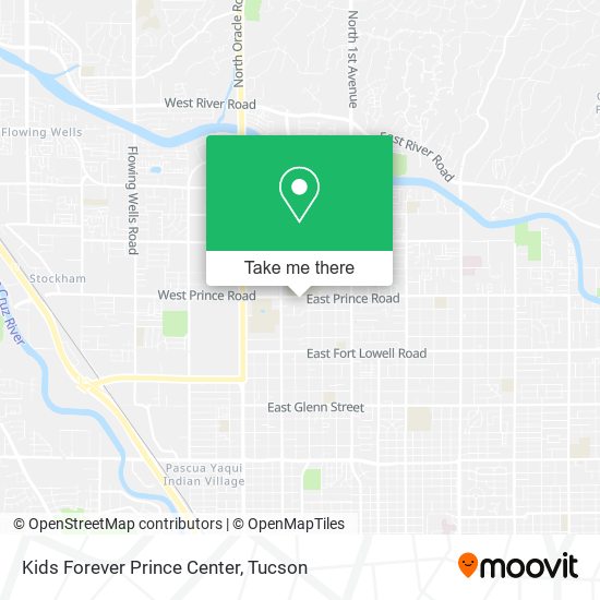 Kids Forever Prince Center map