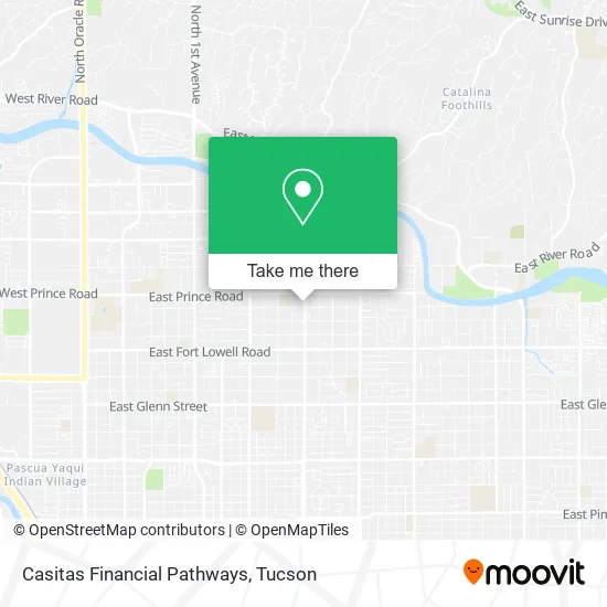 Casitas Financial Pathways map
