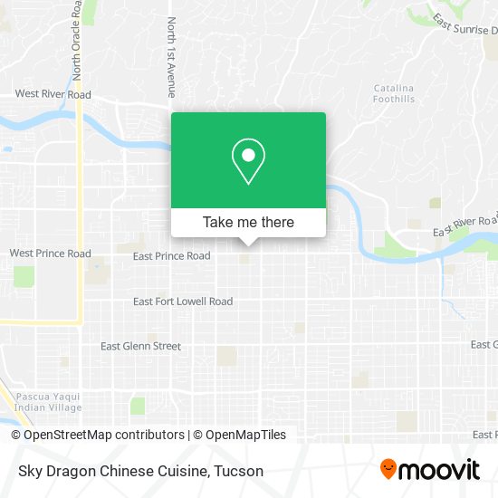 Sky Dragon Chinese Cuisine map