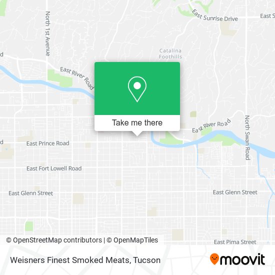 Weisners Finest Smoked Meats map