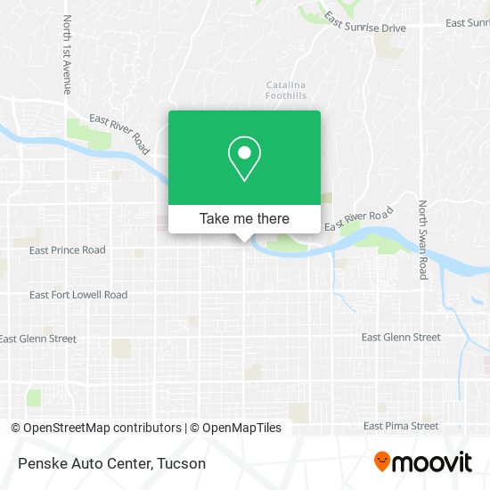 Mapa de Penske Auto Center