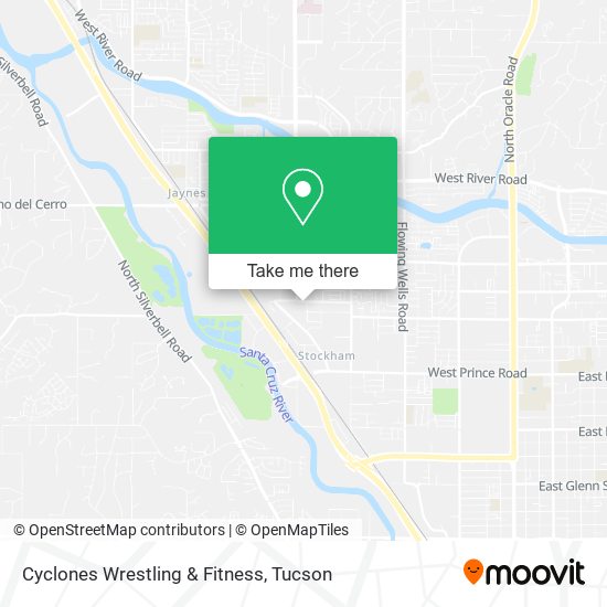 Cyclones Wrestling & Fitness map