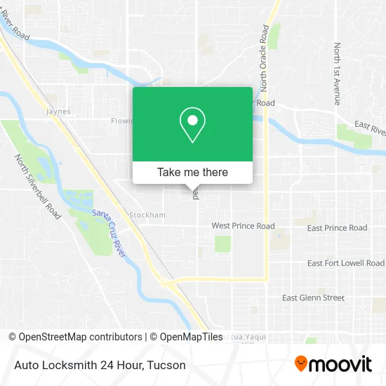 Auto Locksmith 24 Hour map
