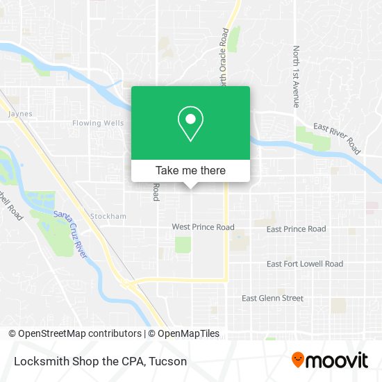 Mapa de Locksmith Shop the CPA