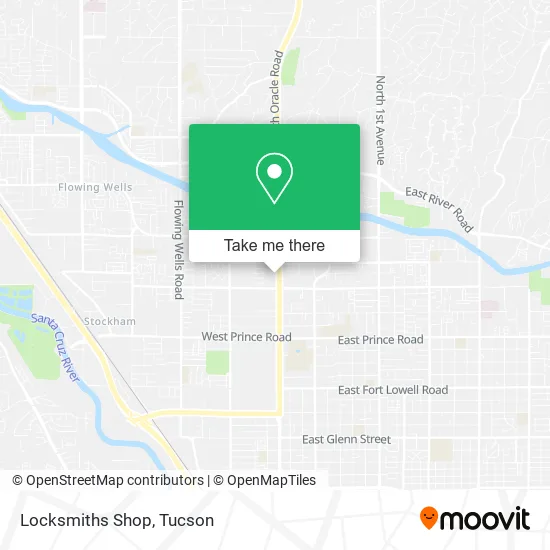 Locksmiths Shop map