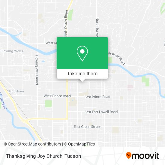 Mapa de Thanksgiving Joy Church