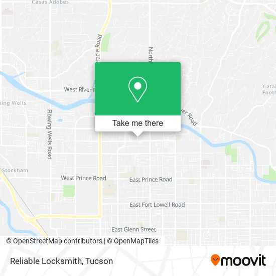 Reliable Locksmith map