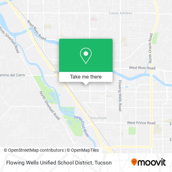 Flowing Wells Unified School District map
