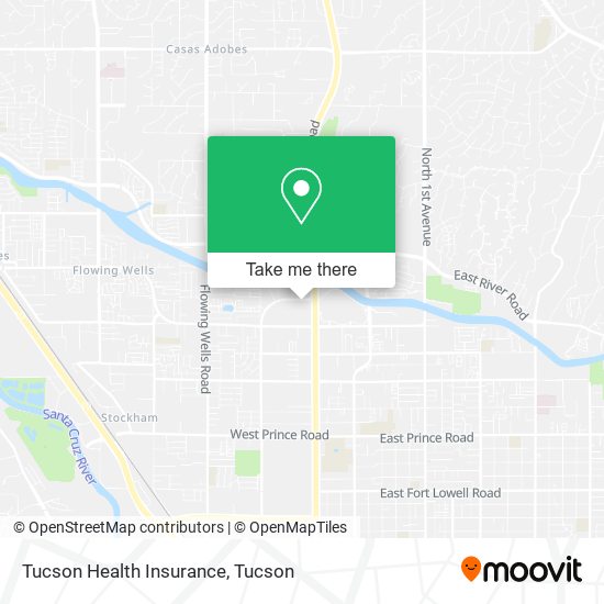 Mapa de Tucson Health Insurance