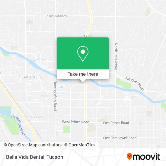 Bella Vida Dental map