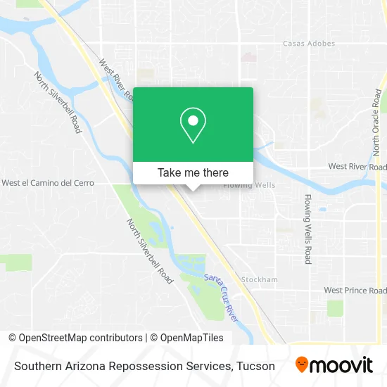 Southern Arizona Repossession Services map