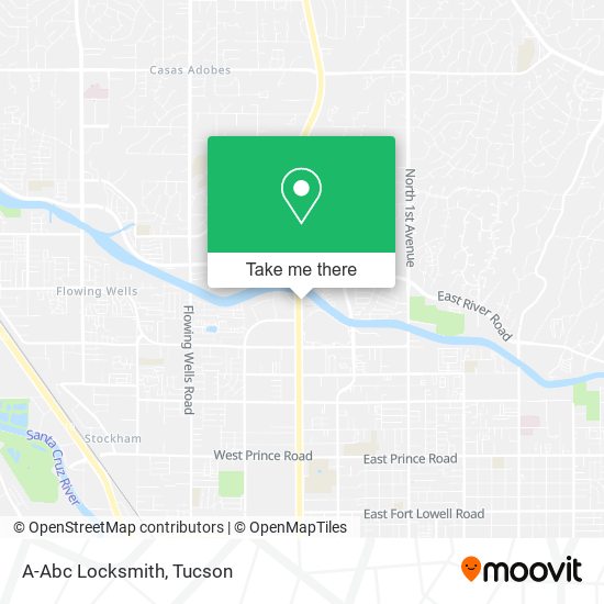 Mapa de A-Abc Locksmith