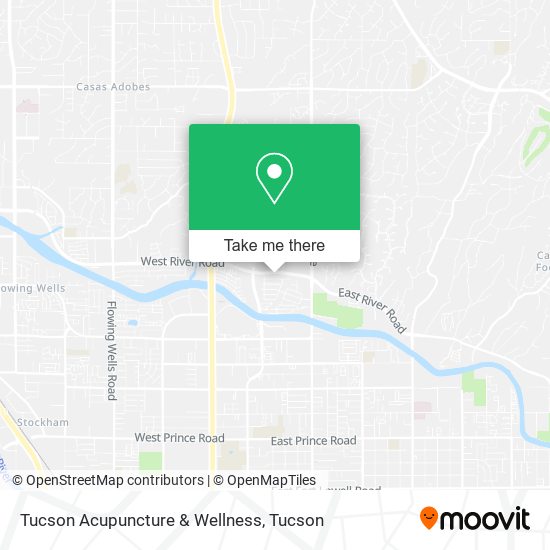 Mapa de Tucson Acupuncture & Wellness