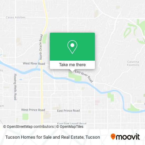 Tucson Homes for Sale and Real Estate map