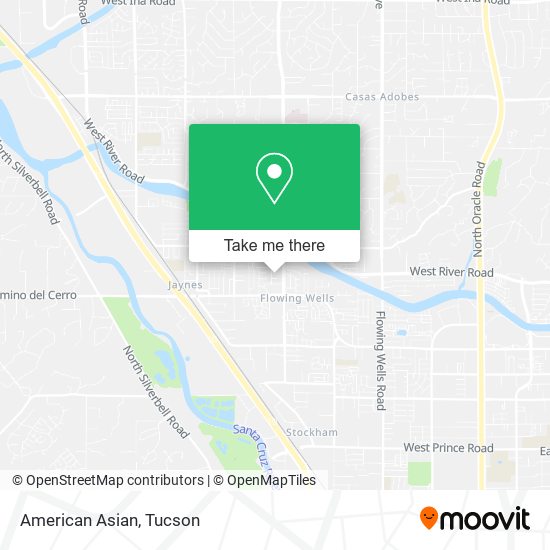 Mapa de American Asian