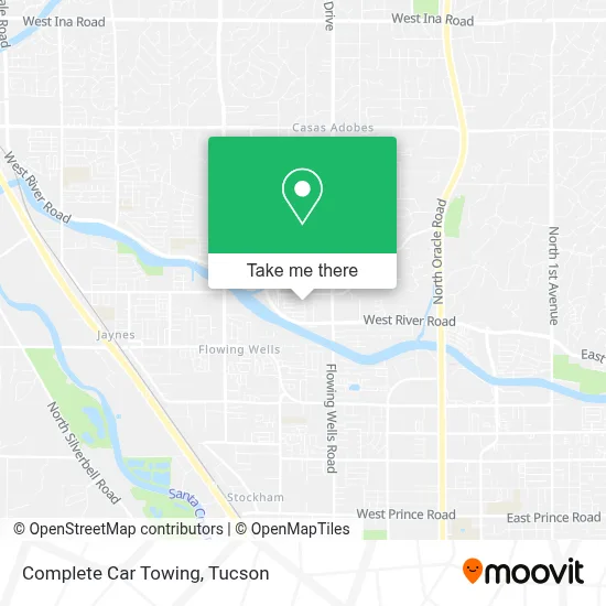 Complete Car Towing map
