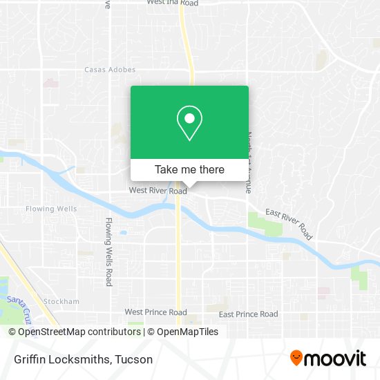Mapa de Griffin Locksmiths