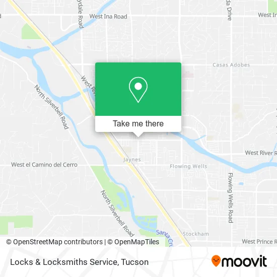 Locks & Locksmiths Service map