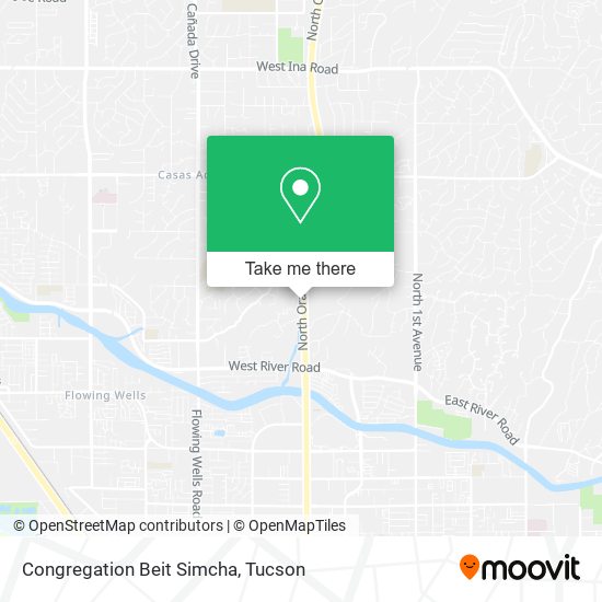 Mapa de Congregation Beit Simcha