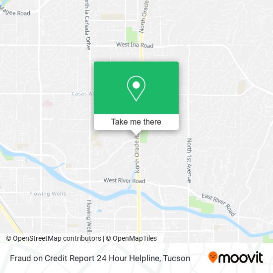 Mapa de Fraud on Credit Report 24 Hour Helpline