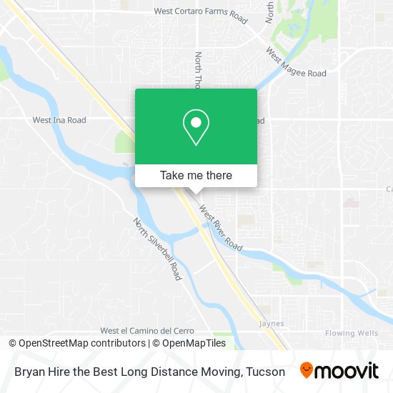 Bryan Hire the Best Long Distance Moving map