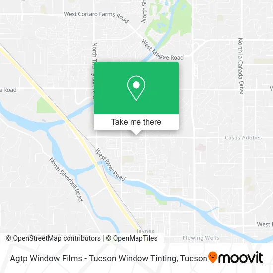 Agtp Window Films - Tucson Window Tinting map