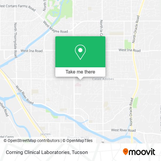 Mapa de Corning Clinical Laboratories