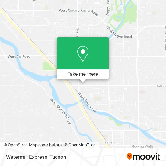 Watermill Express map