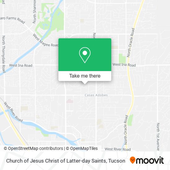 Mapa de Church of Jesus Christ of Latter-day Saints