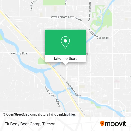 Fit Body Boot Camp map