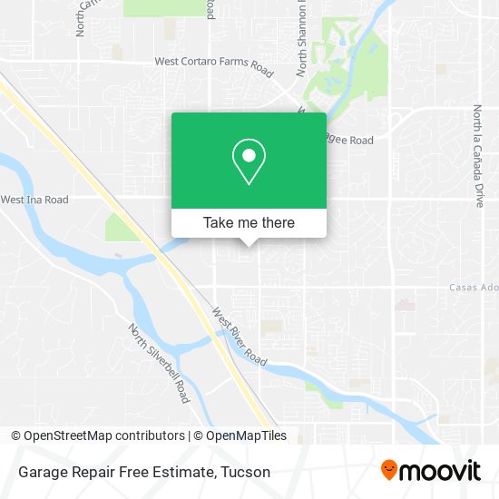Garage Repair Free Estimate map