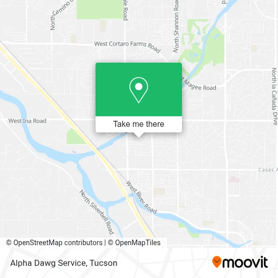 Alpha Dawg Service map