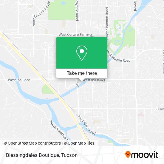Blessingdales Boutique map