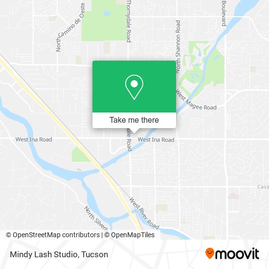 Mapa de Mindy Lash Studio