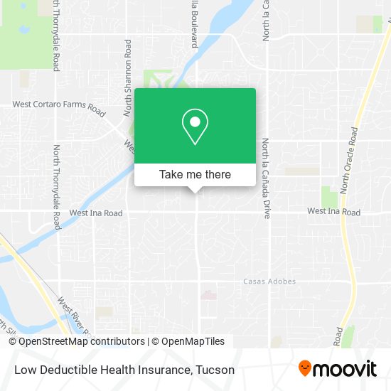 Low Deductible Health Insurance map