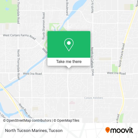 North Tucson Marines map