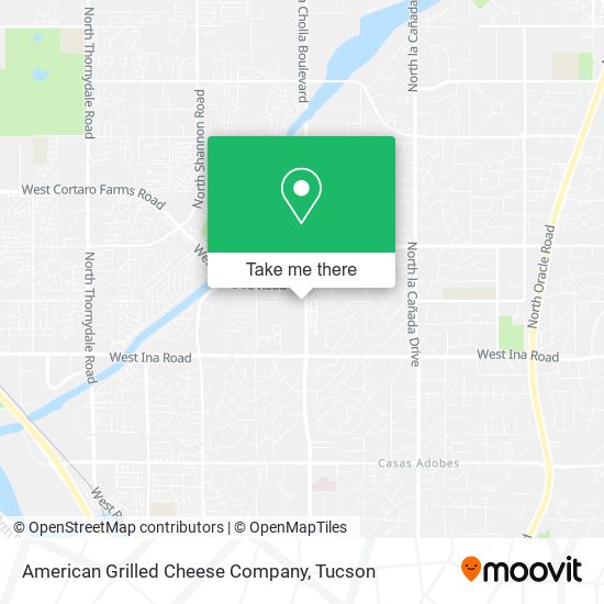 Mapa de American Grilled Cheese Company