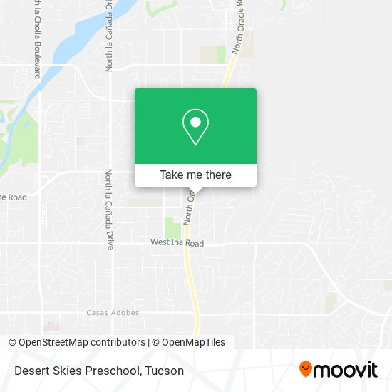 Mapa de Desert Skies Preschool