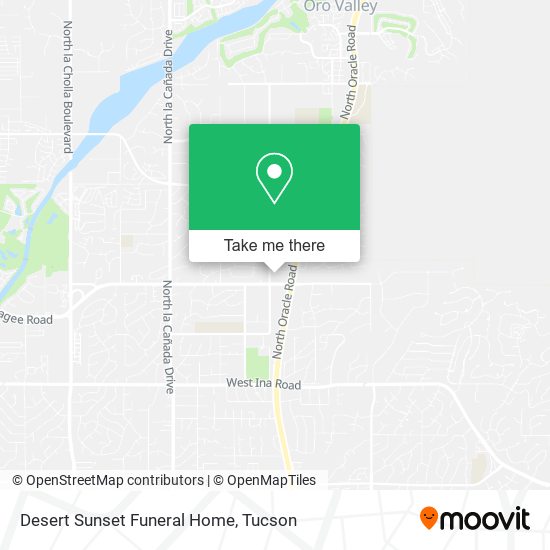 Desert Sunset Funeral Home map