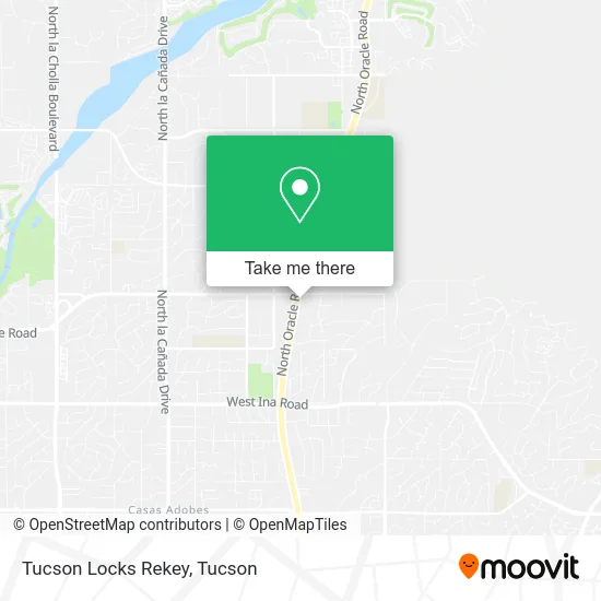 Tucson Locks Rekey map