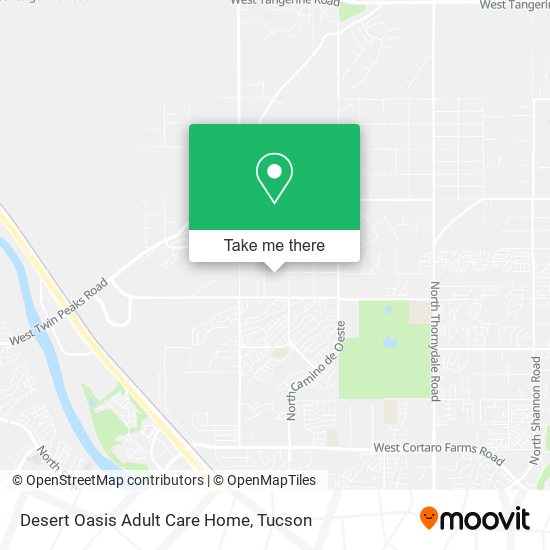 Desert Oasis Adult Care Home map